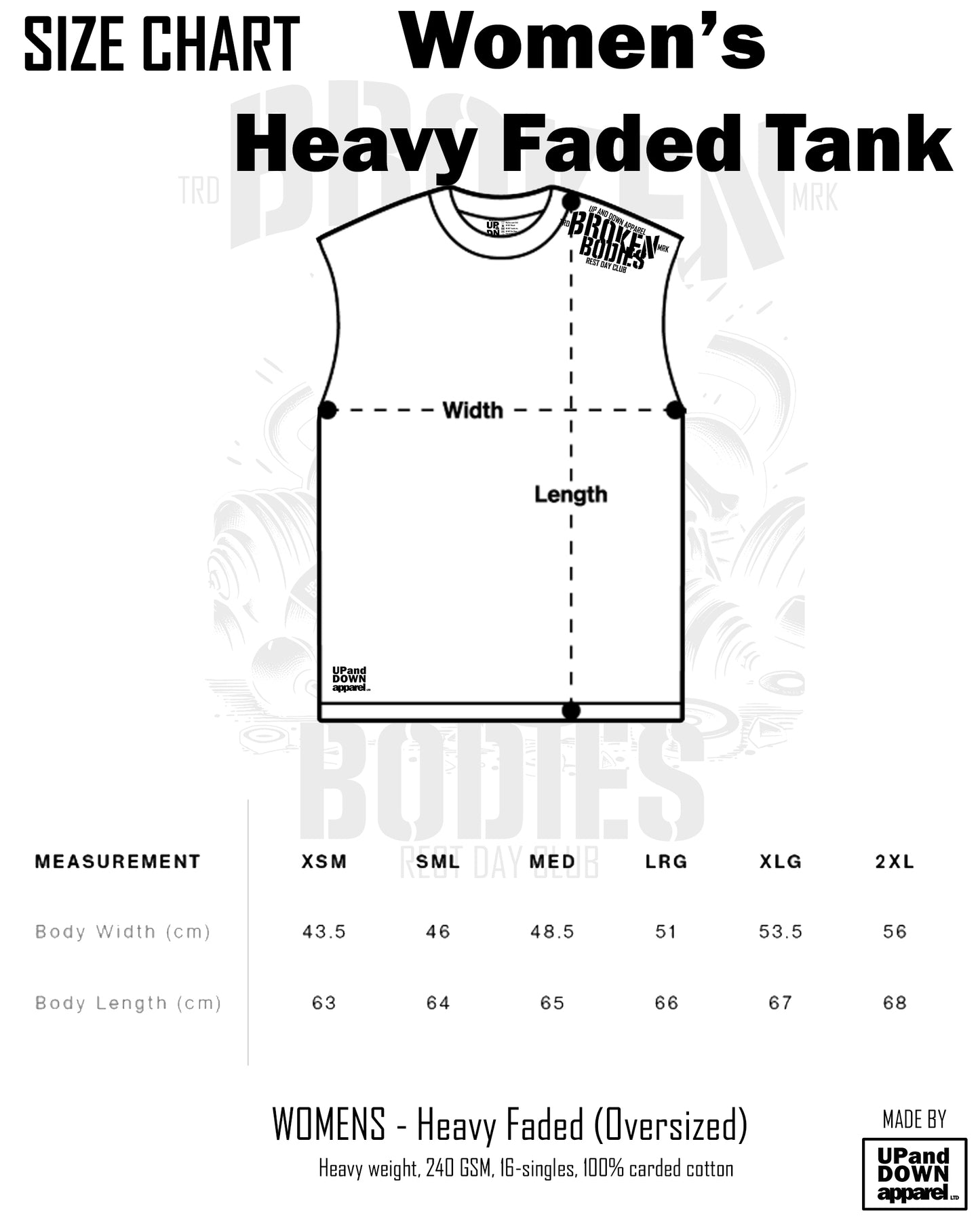 Broken Bodies Tank - Women's