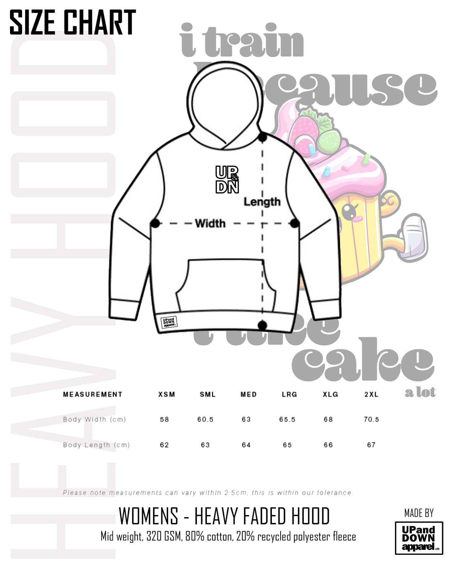 I like Cake Hood Premium Faded Hood - Women's