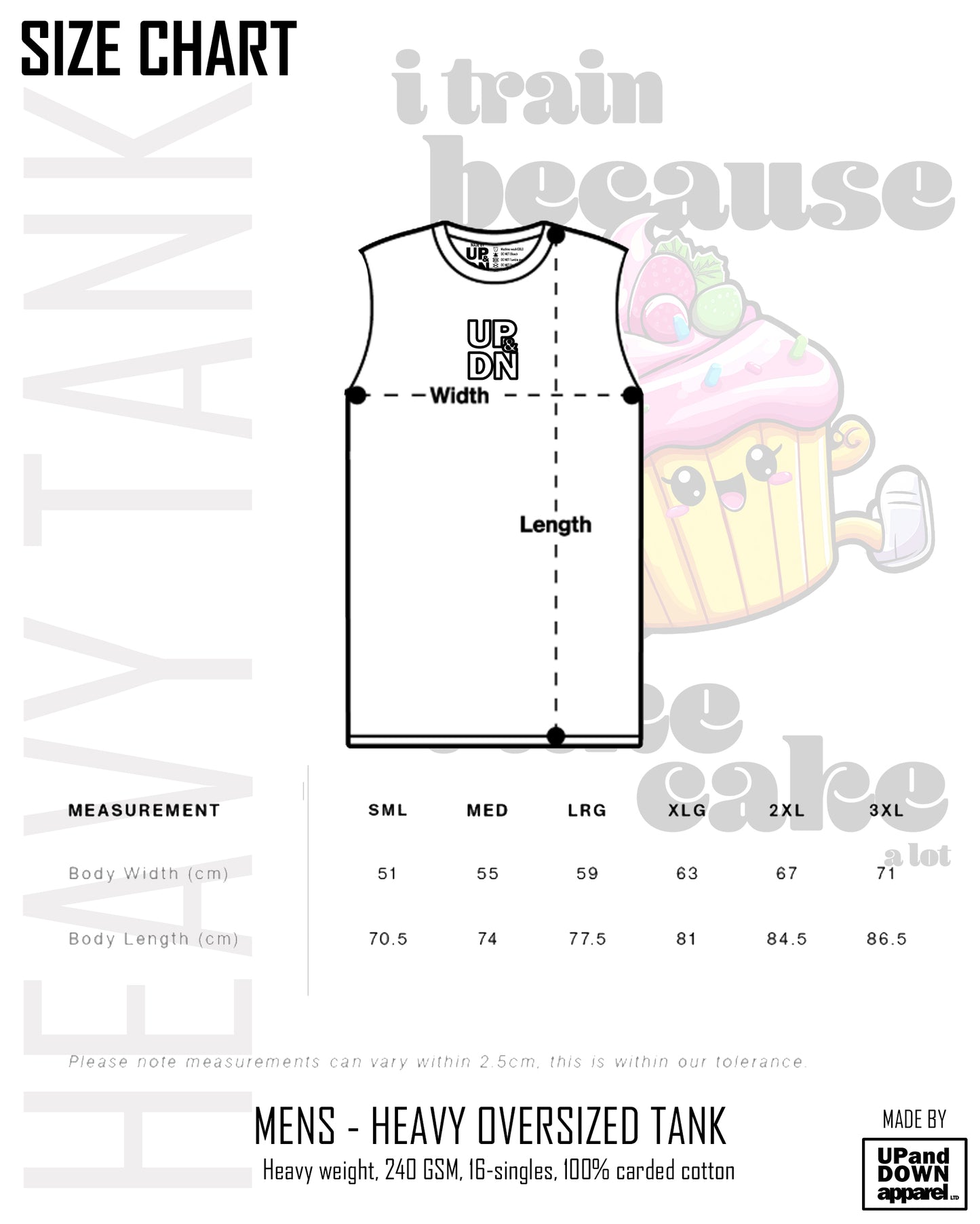 I Like Cake Tank - Mens