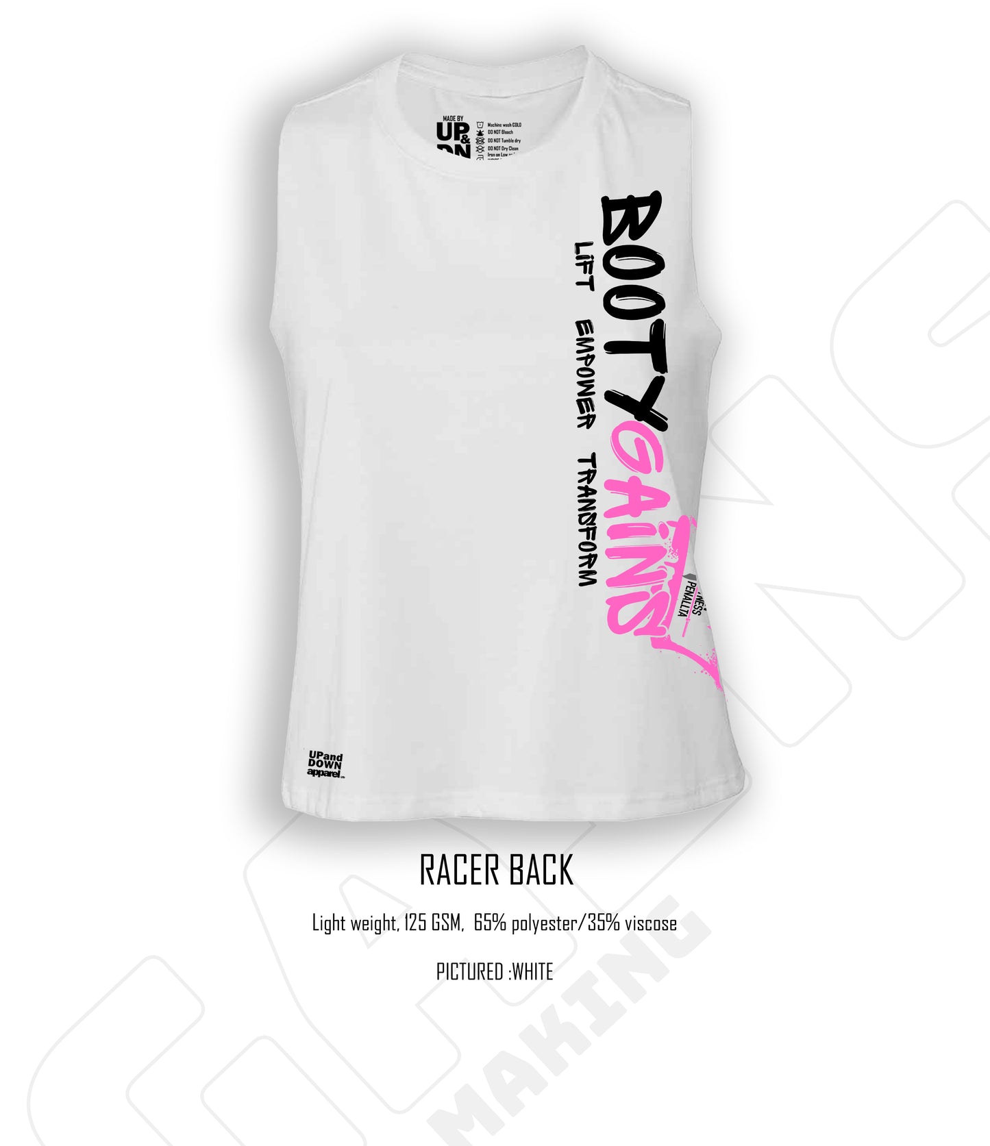 Booty Gains Womens Racerback Vest