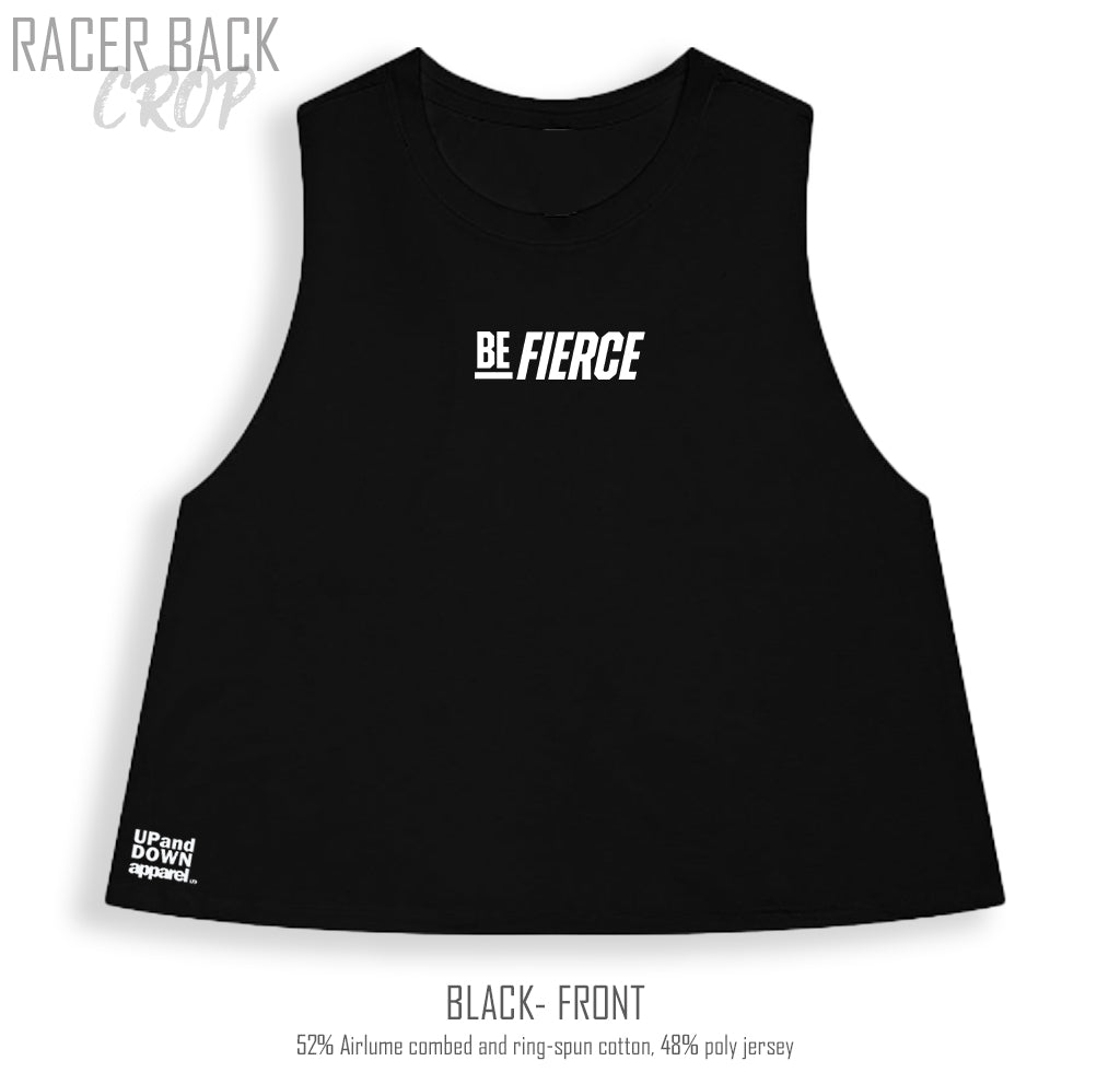 Little and Fierce - Women's Racer Back Crop
