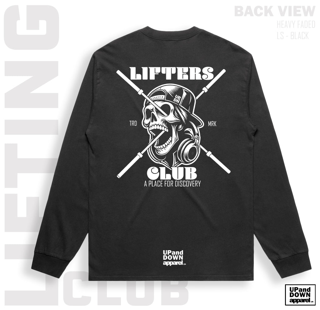 Lifters Club Long Sleeve Heavy Tee - Mens