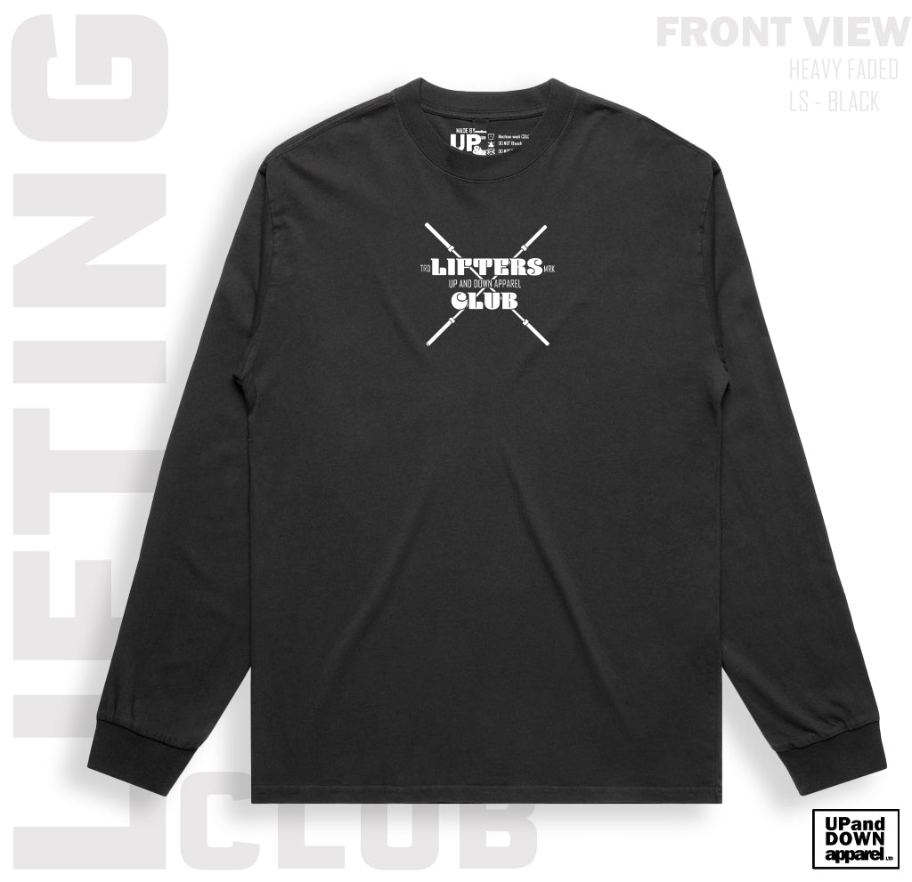 Lifters Club Long Sleeve Heavy Tee - Mens