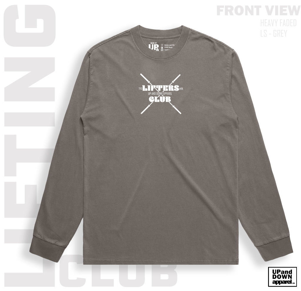 Lifters Club Long Sleeve Heavy Tee - Mens