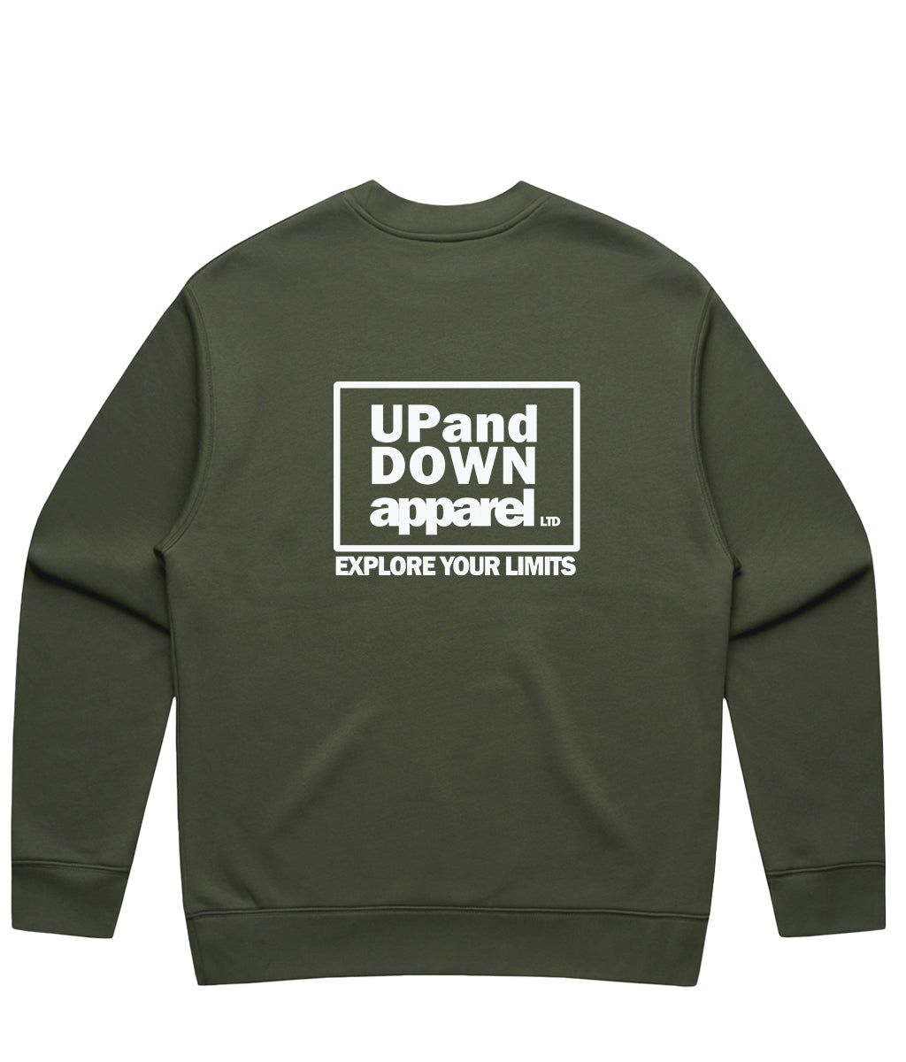 Logo Mens Oversize Heavy Sweatshirt