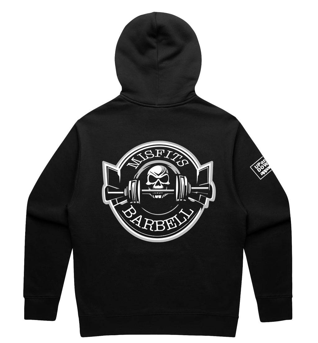 Misfits Barbell Zipped Hoodie