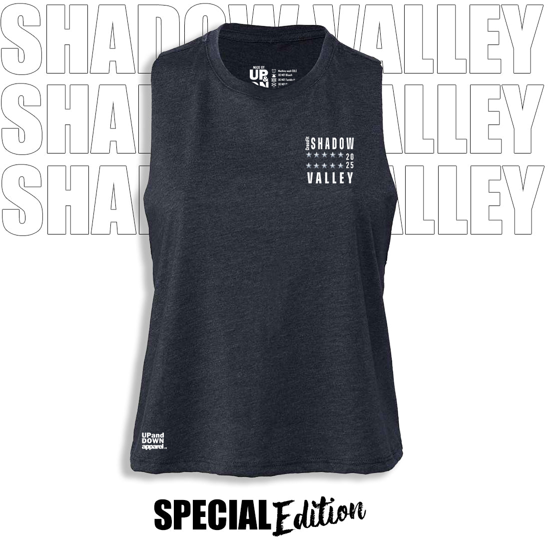 Shadow Valley CrossFit Crop Tank - 10 year edition
