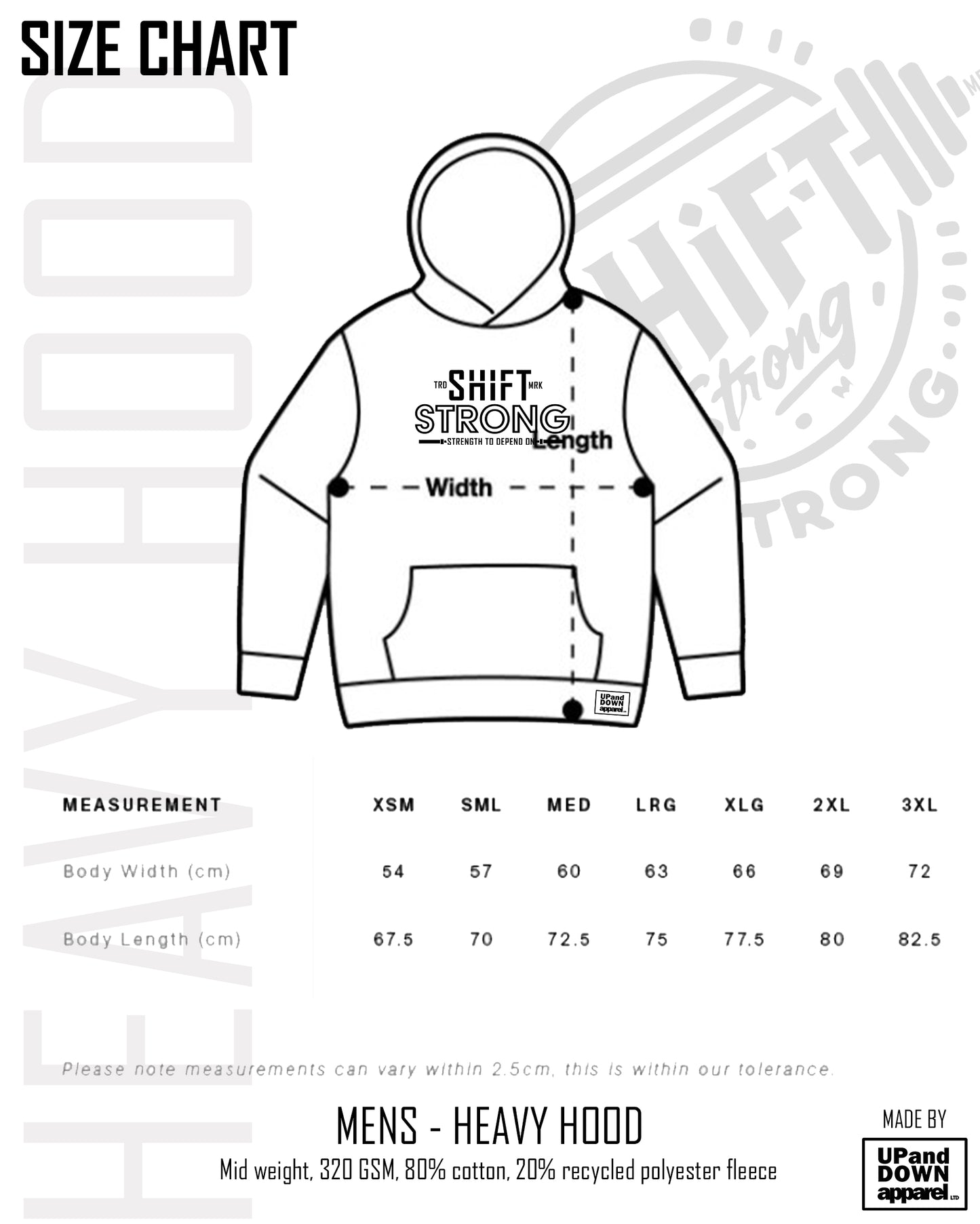 Shift Strong - Men's Fit Premium Hood