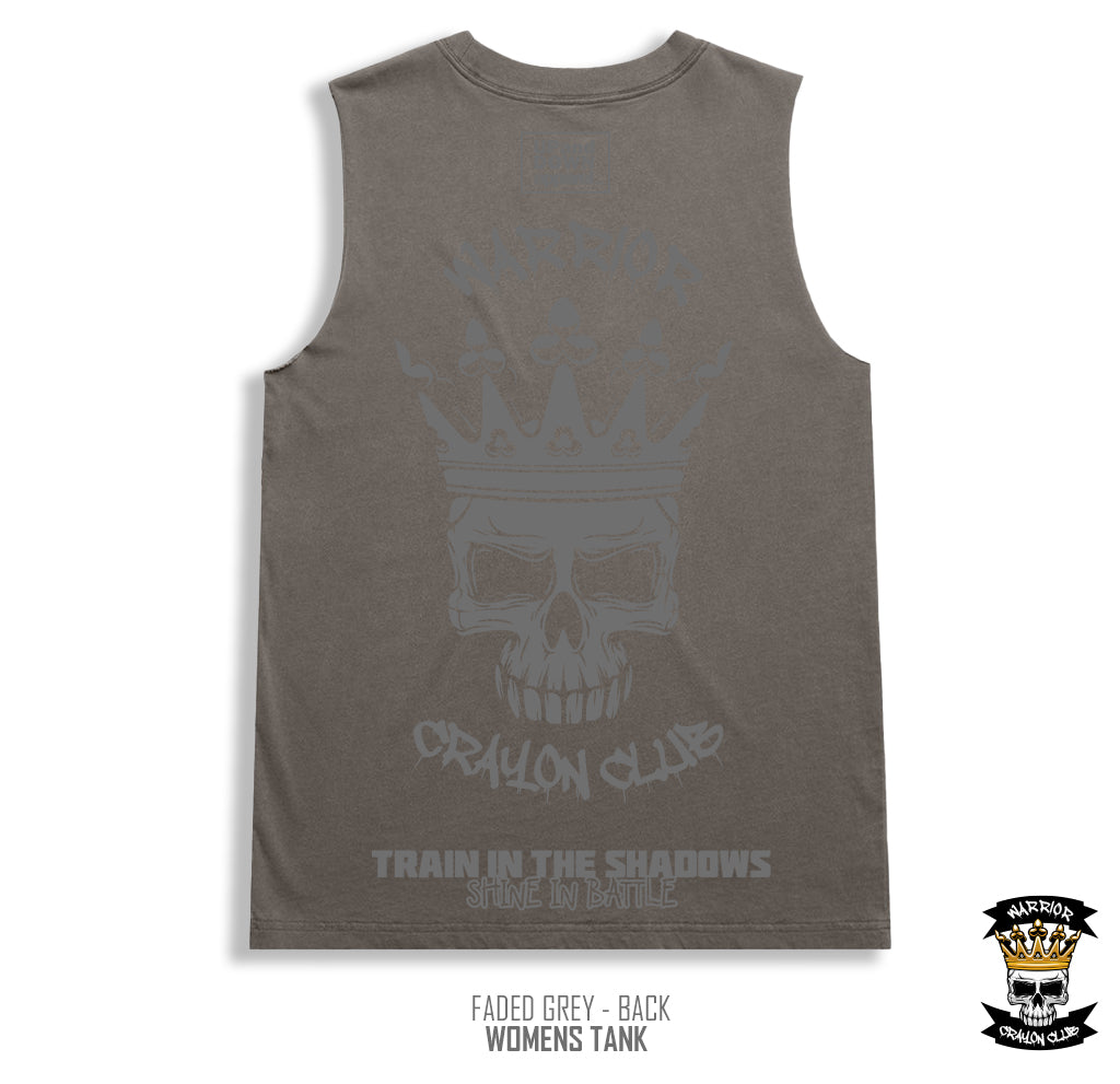 Warrior Womens Heavy Oversized Tank - Grey