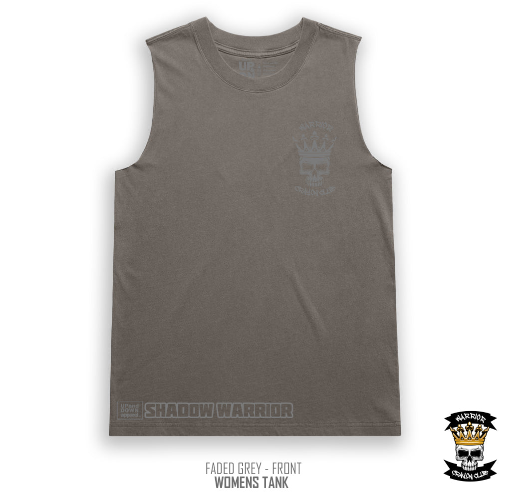 Warrior Womens Heavy Oversized Tank - Grey
