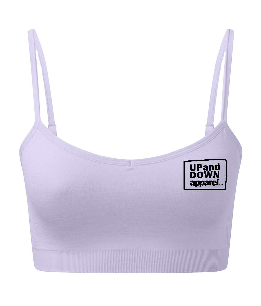 Pastel 3D Logo Bra