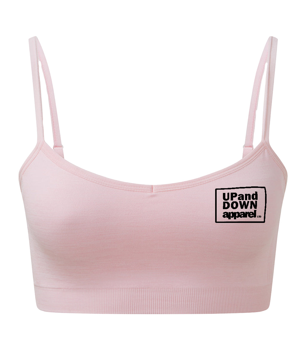 Pastel 3D Logo Bra