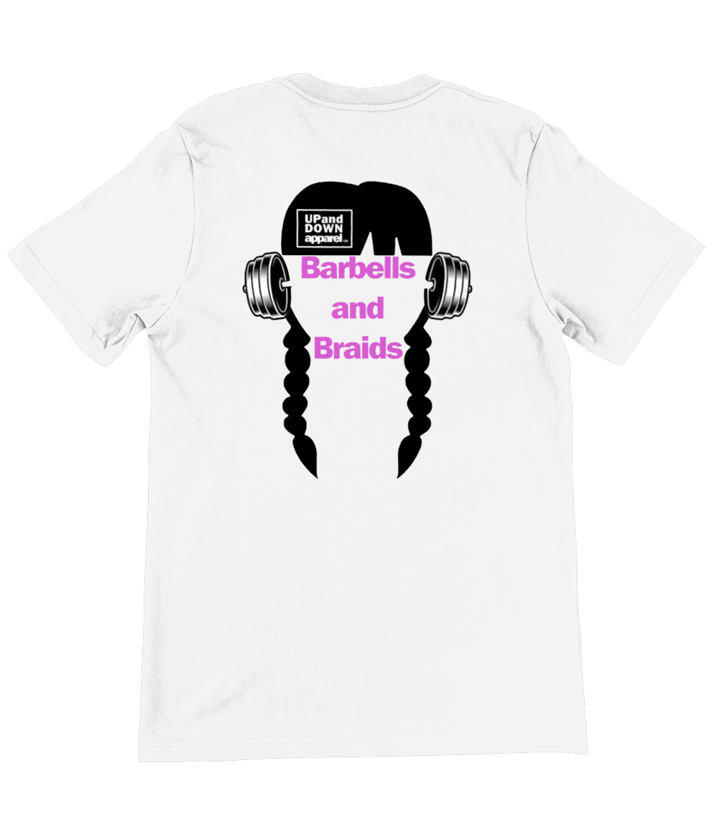 Barbells and Braids Tee - Logo Front