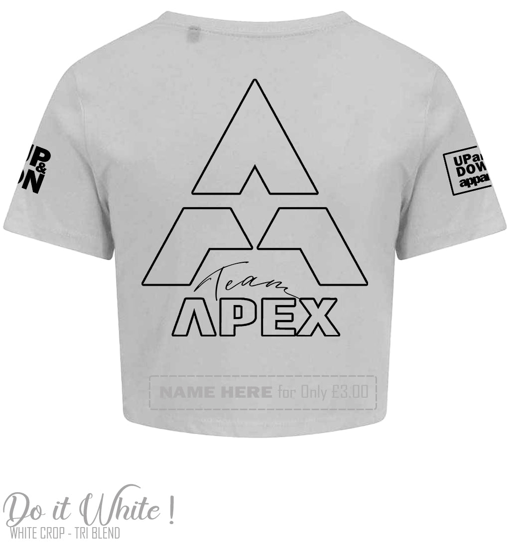 Apex Team Crop Top - Tri Blend