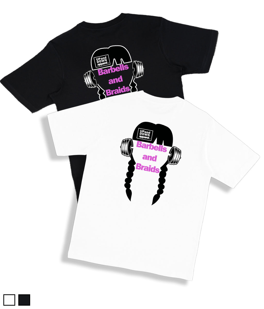 Barbells and Braids Tee - Logo Front