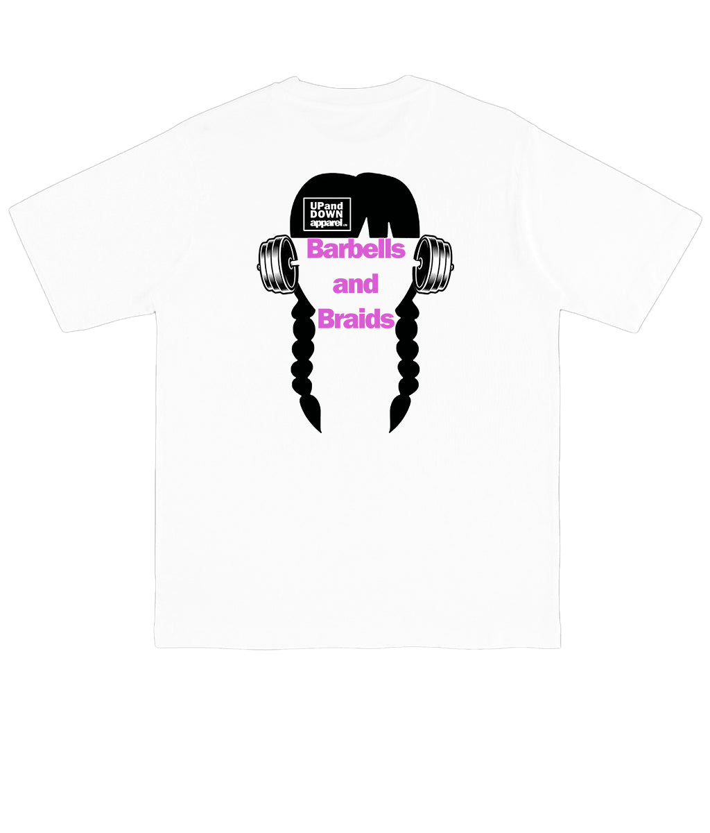 Barbells and Braids Tee - Logo Front