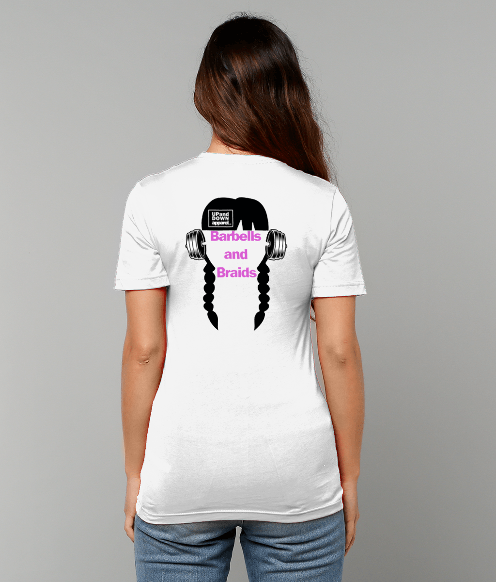 Barbells and Braids Tee - Logo Front