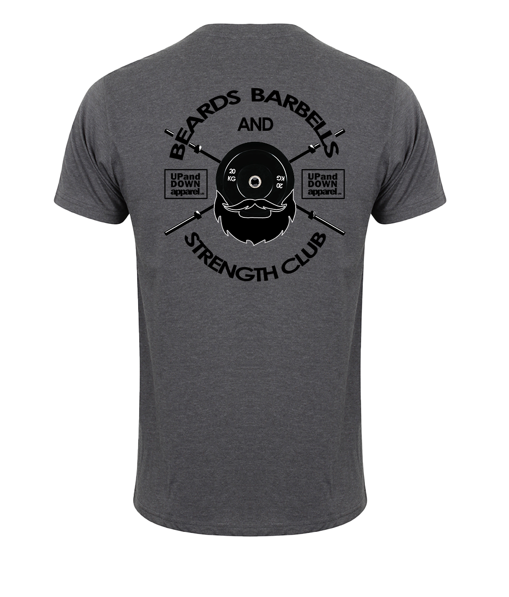 Beards and Barbells Tee - Logo Front