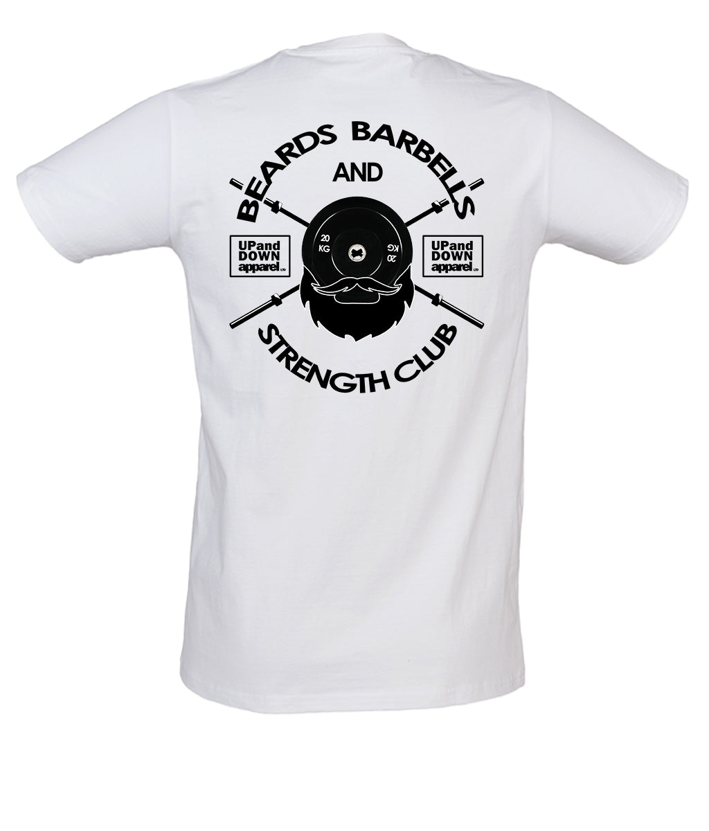 Beards and Barbells Tee - Logo Front