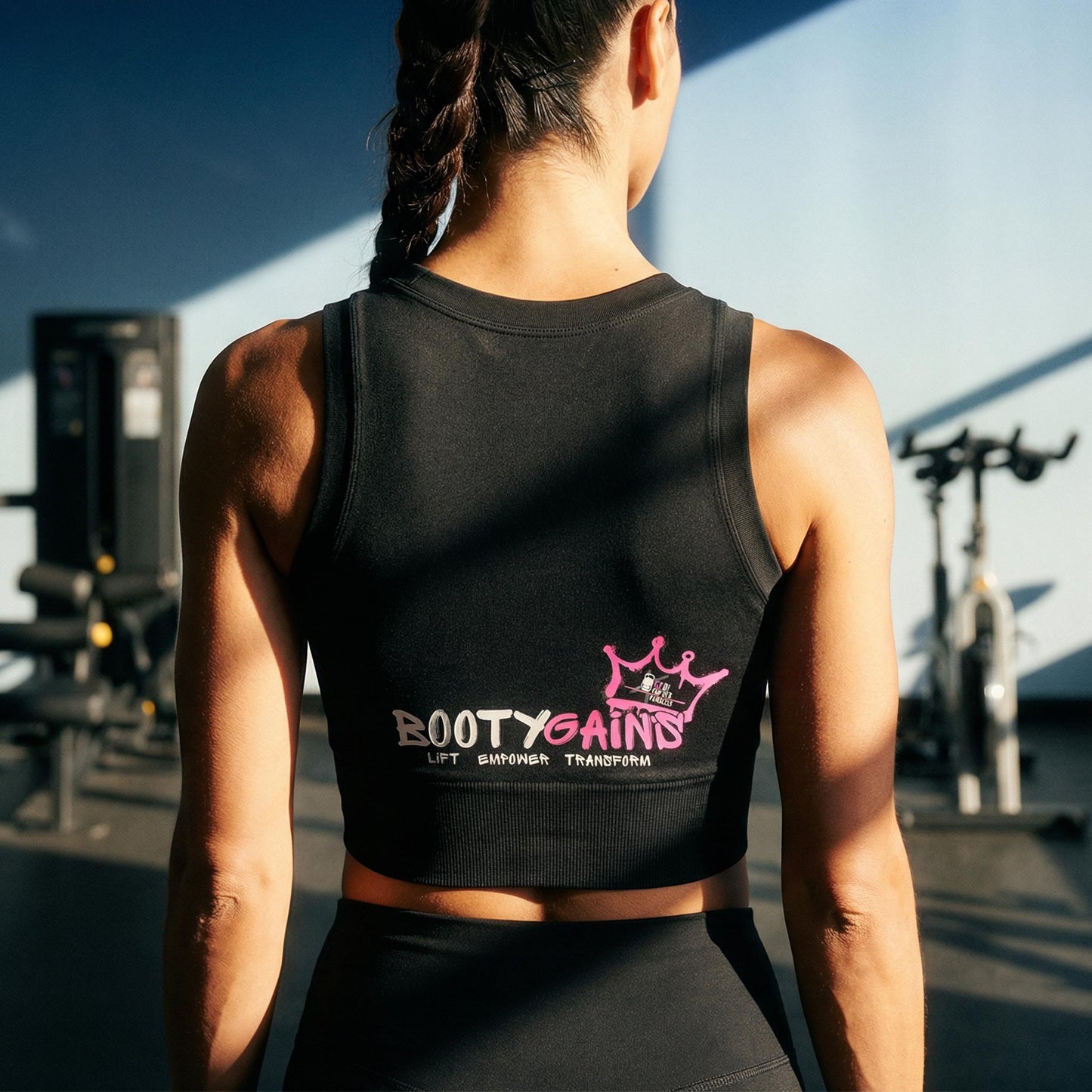 Booty Gains Cropped Tank