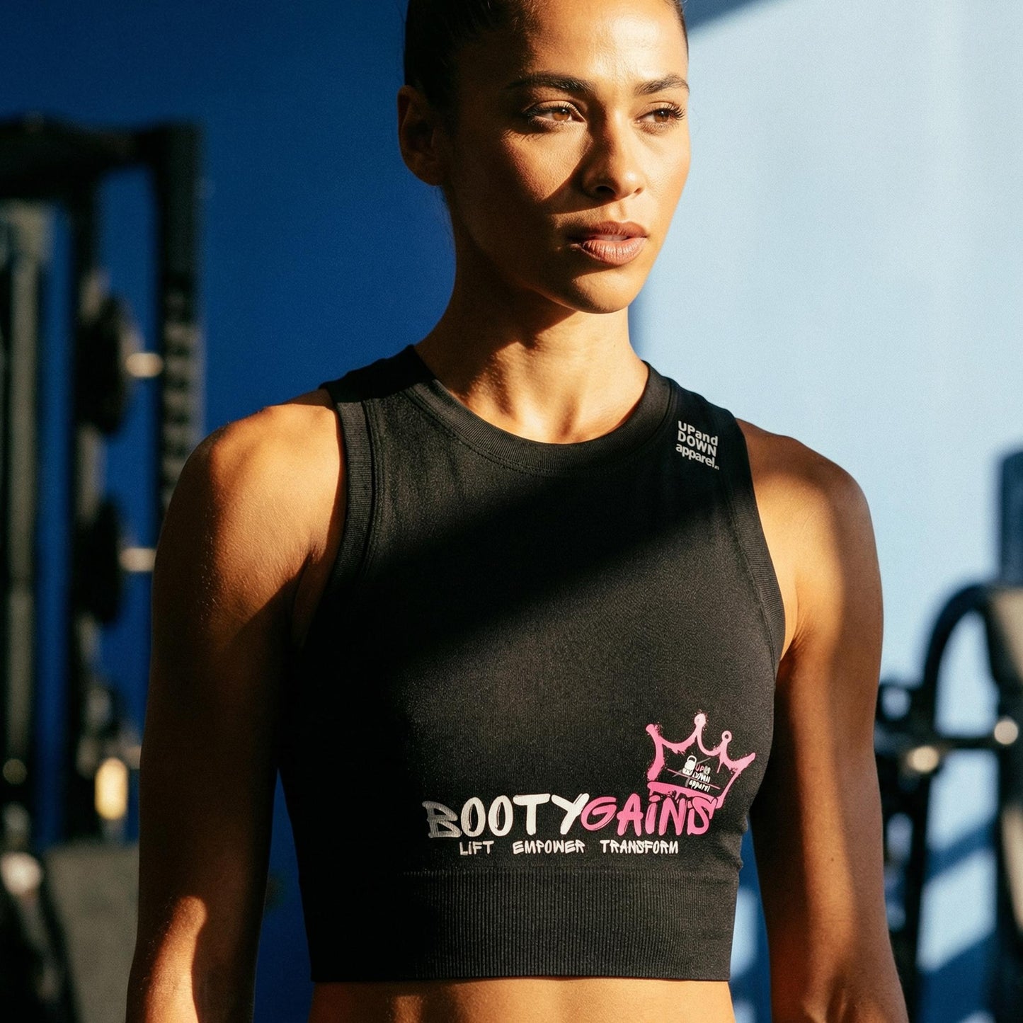 Booty Gains Cropped Tank
