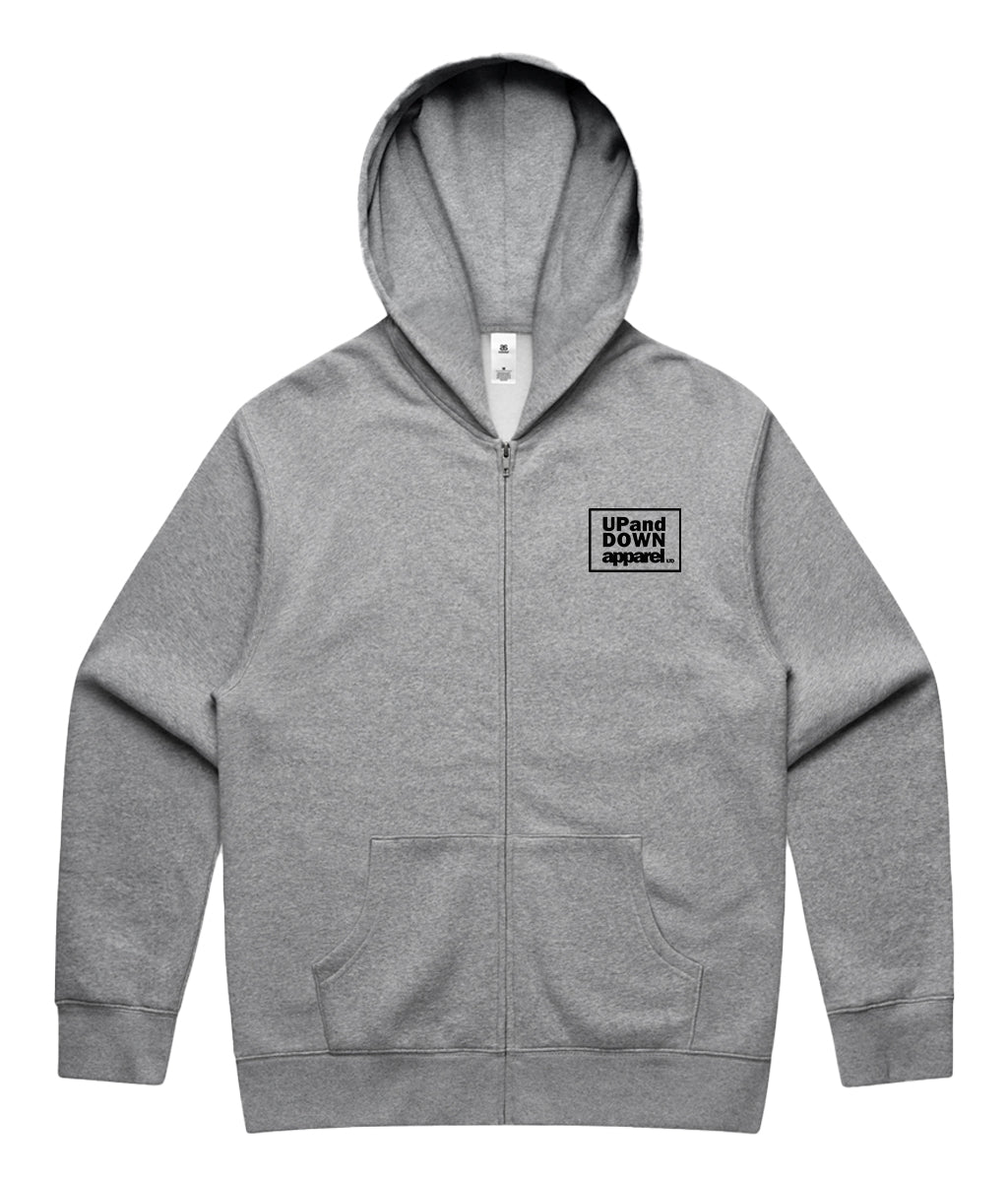 Change Your Mind Zipped Relaxed Hoodie - Logo Front