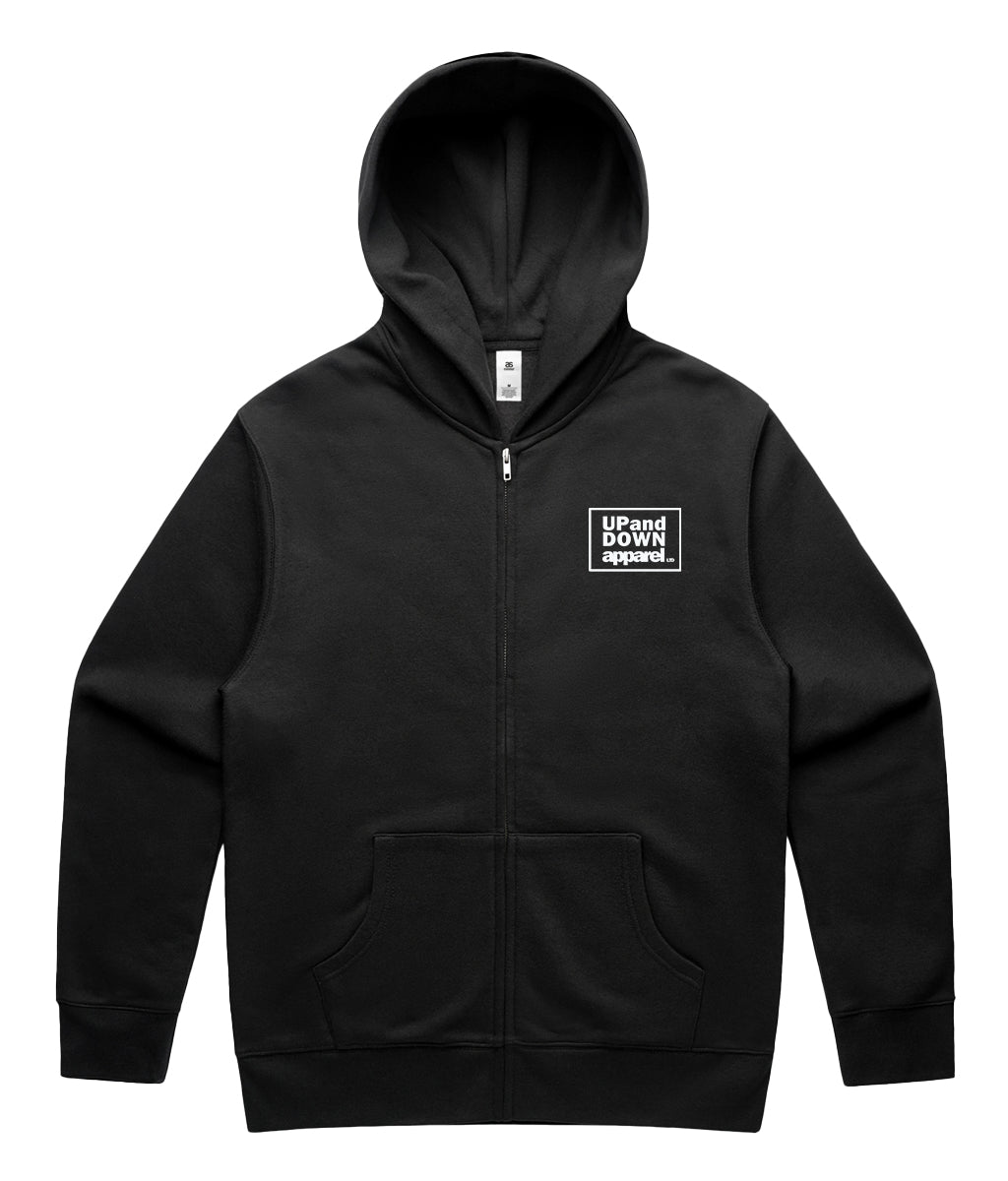 Change Your Mind Zipped Relaxed Hoodie - Logo Front