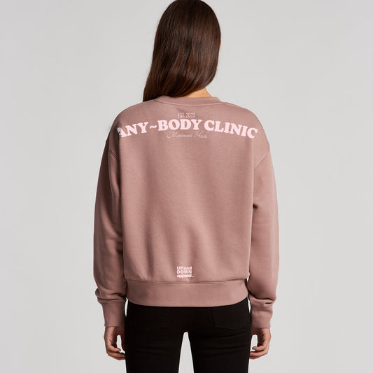 Any Body Clinic Womens Sweatshirt