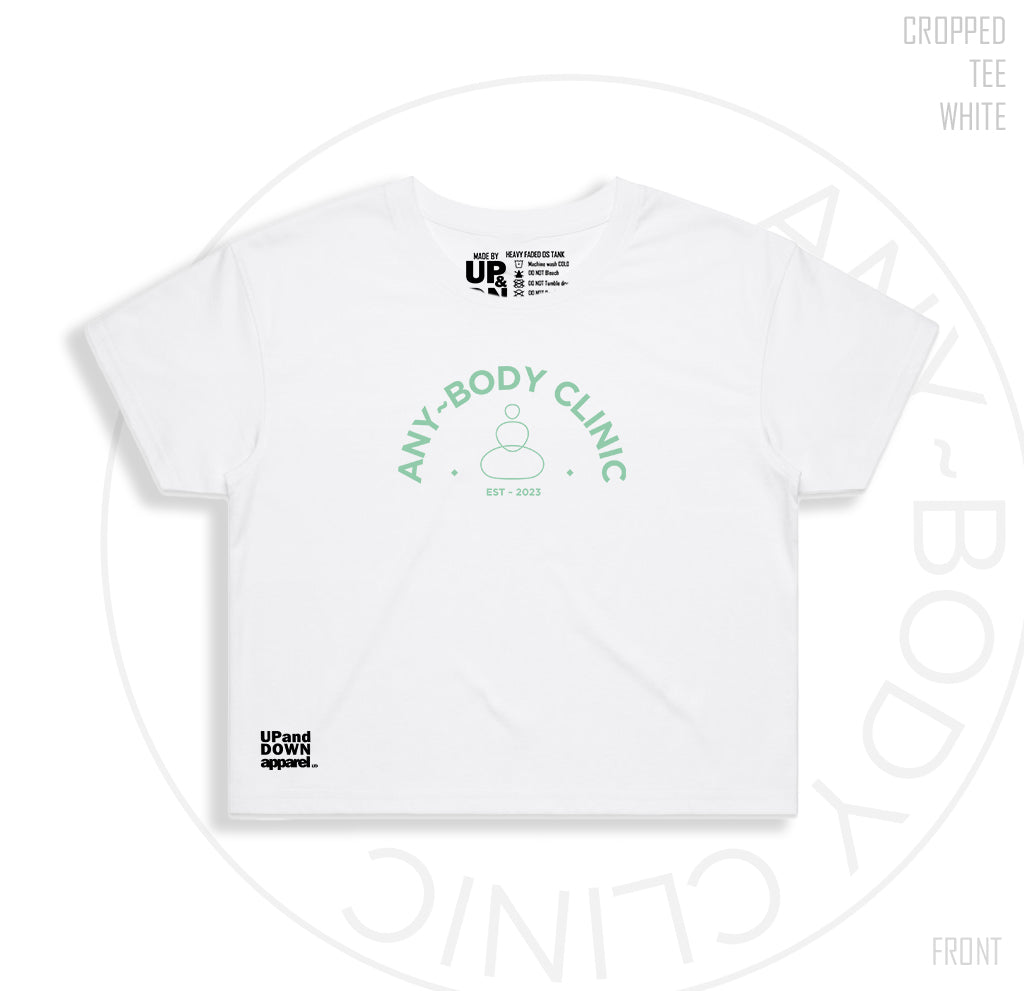 Any Body Clinic Womens Crop Tee