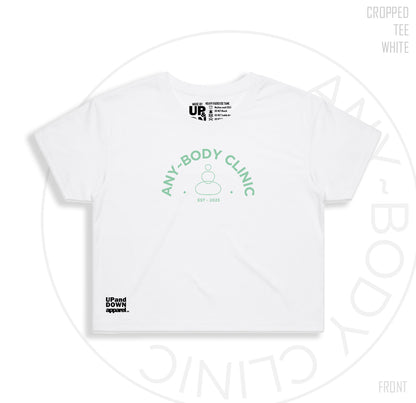 Any Body Clinic Womens Crop Tee