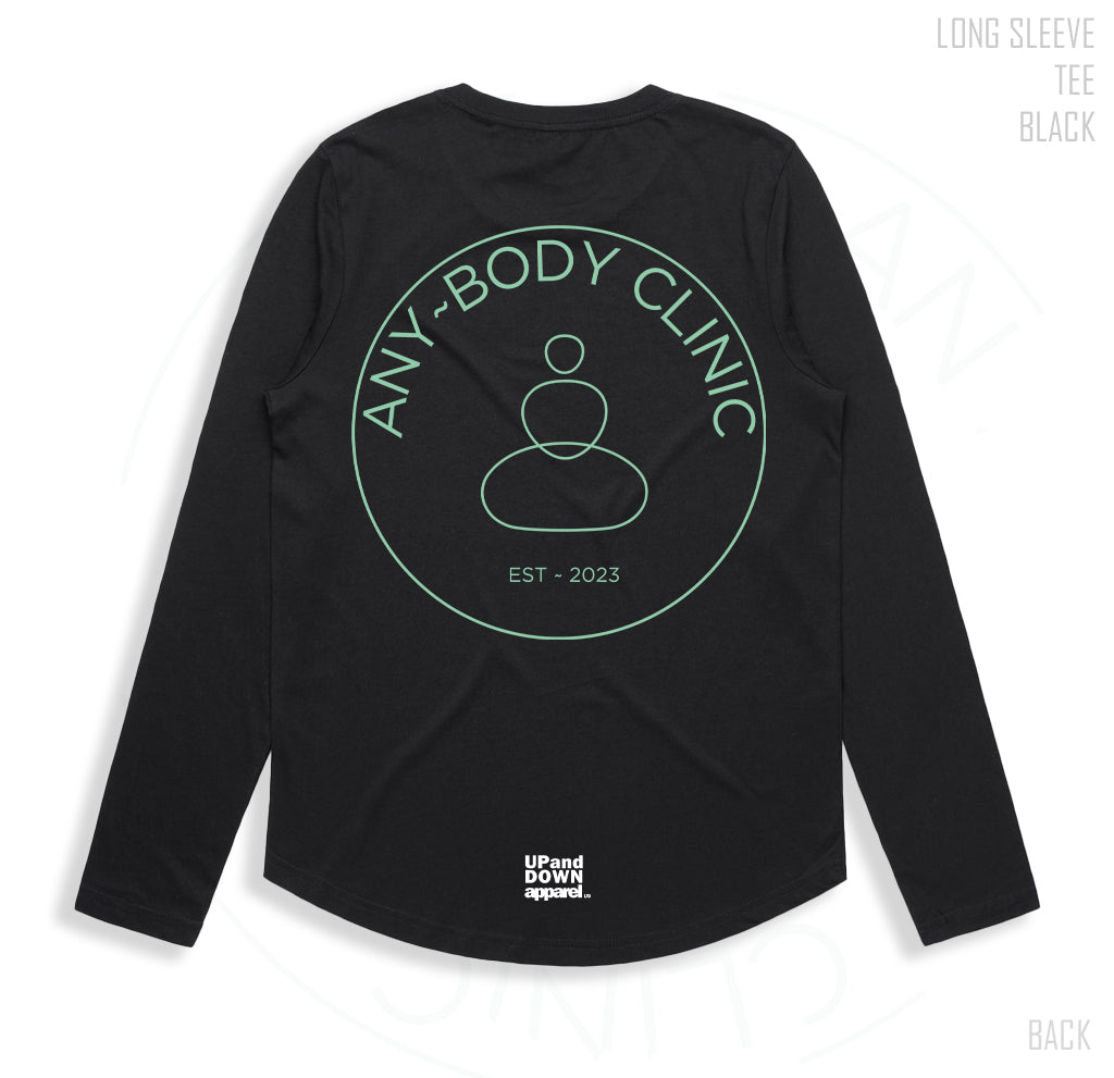 Any Body Clinic Womens Longsleeved Tee