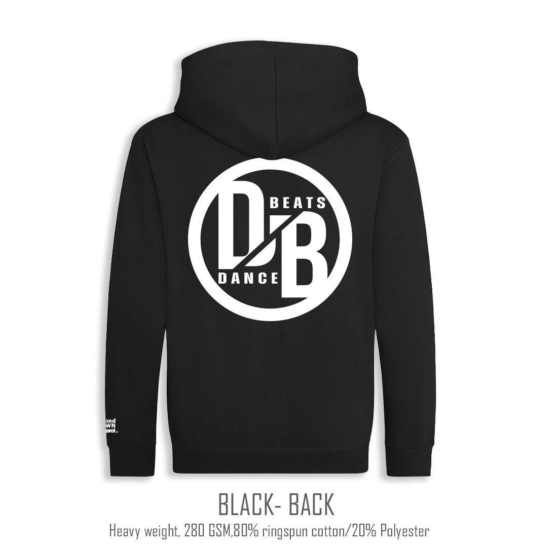 Dance Beats Kids Zipped Hoodie