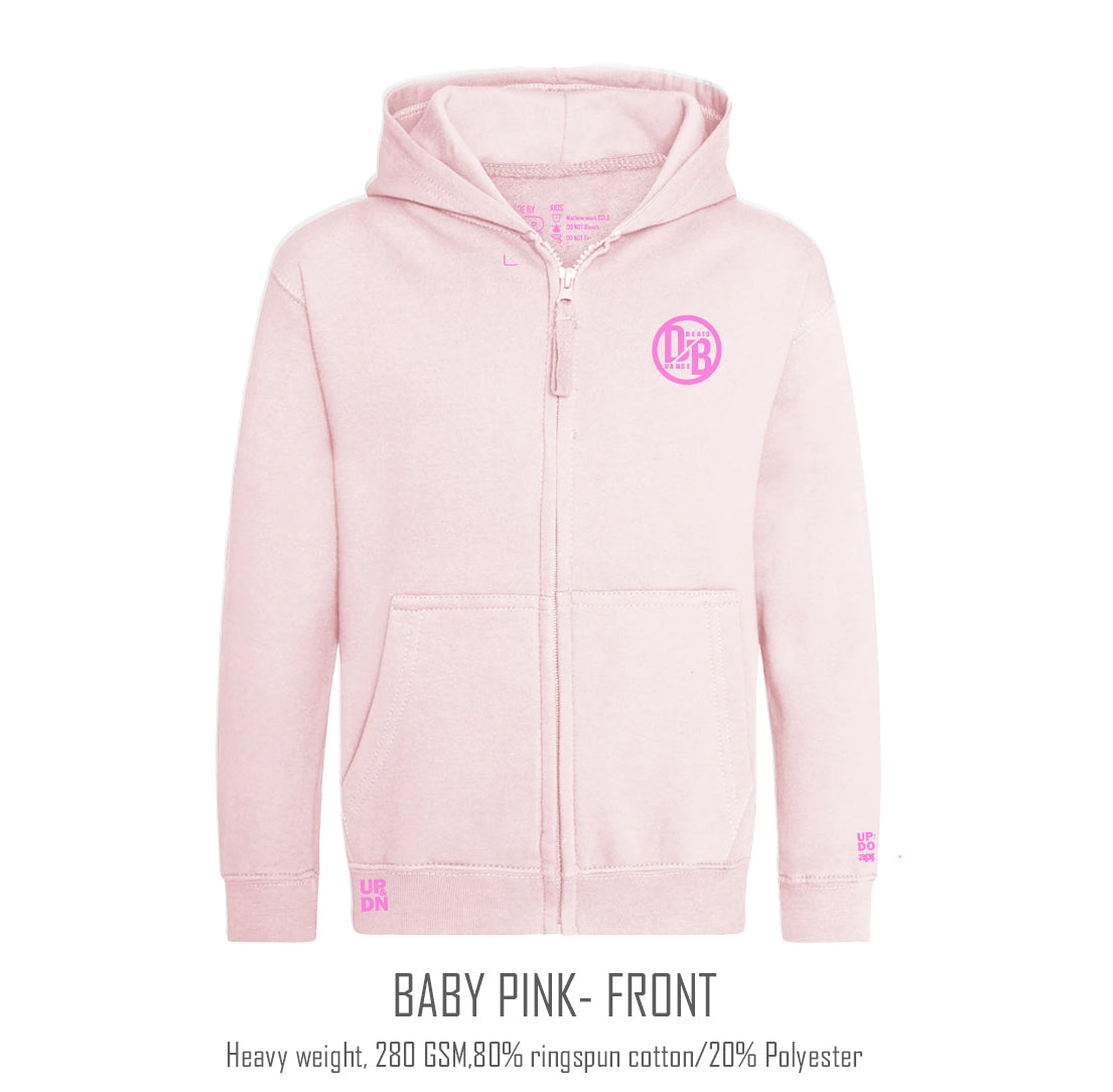 Dance Beats Kids Zipped Hoodie