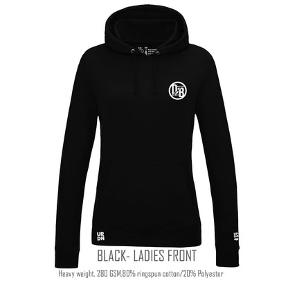 Dance Beats Womens Zipped Hoodie