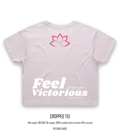 Feel Victorious by Vicky B Crop Tee