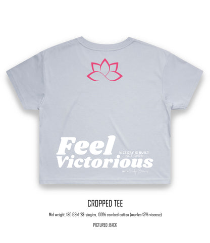 Feel Victorious by Vicky B Crop Tee