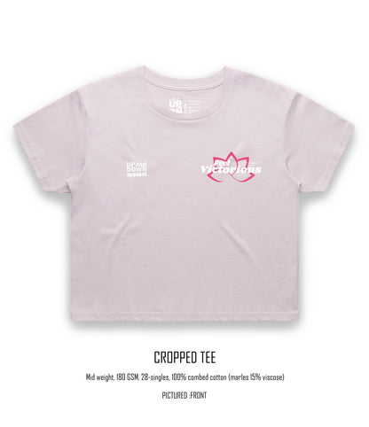Feel Victorious by Vicky B Crop Tee