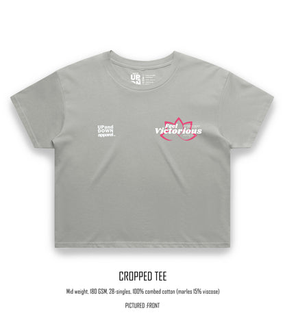 Feel Victorious by Vicky B Crop Tee