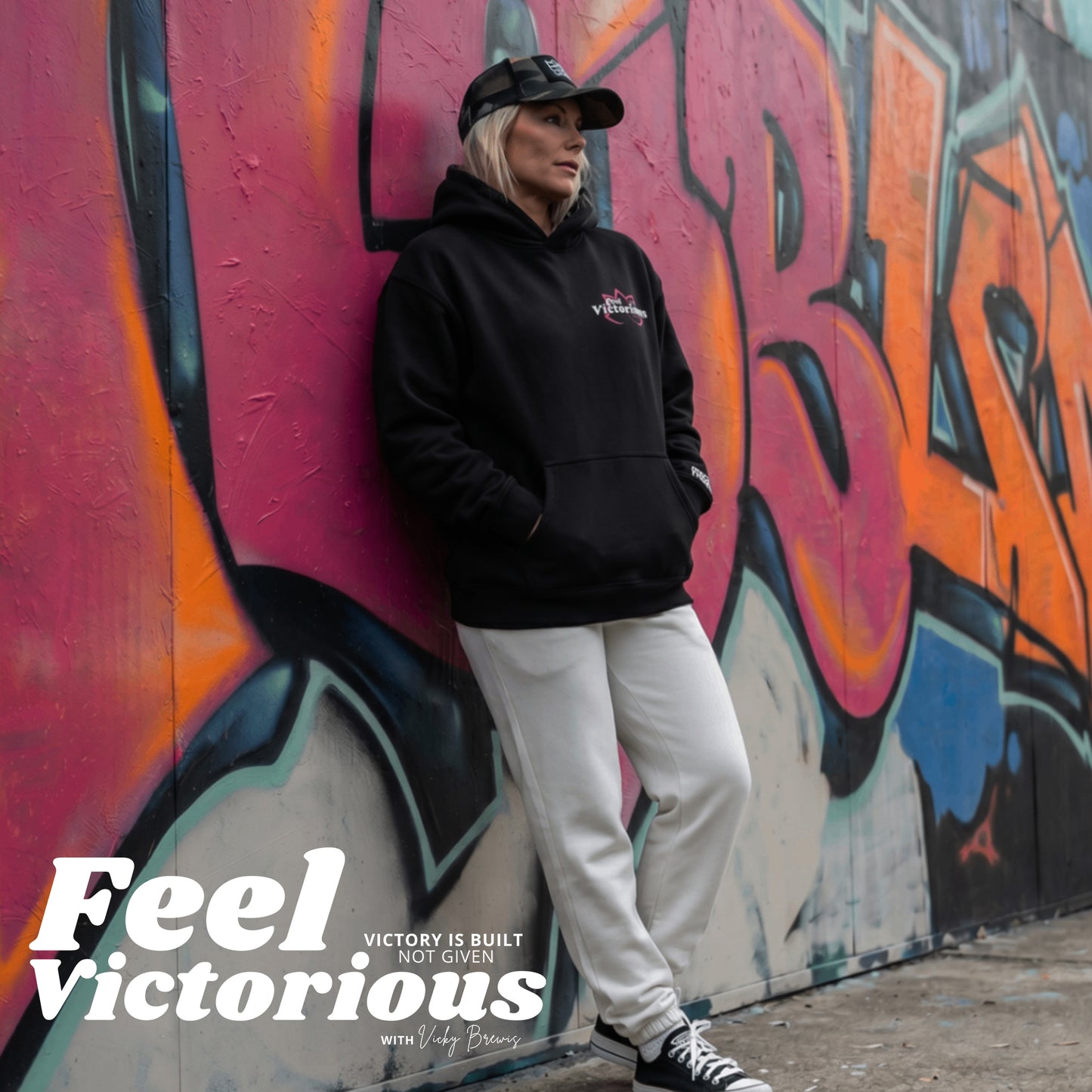 Feel Victorious by Vicky B Hoodie