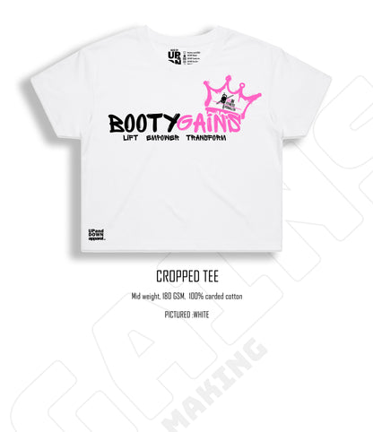 Booty Gains Cropped Tee