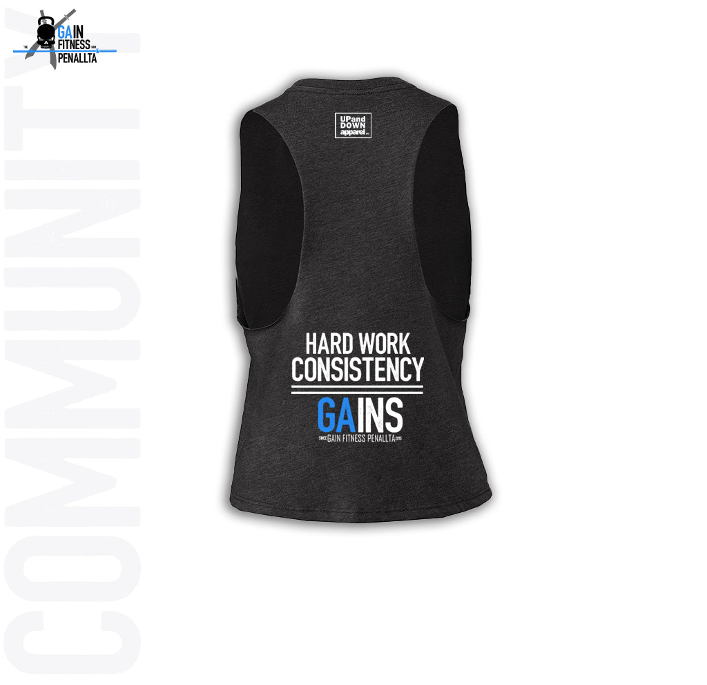Gain Penallta Cropped Tank & Racerback