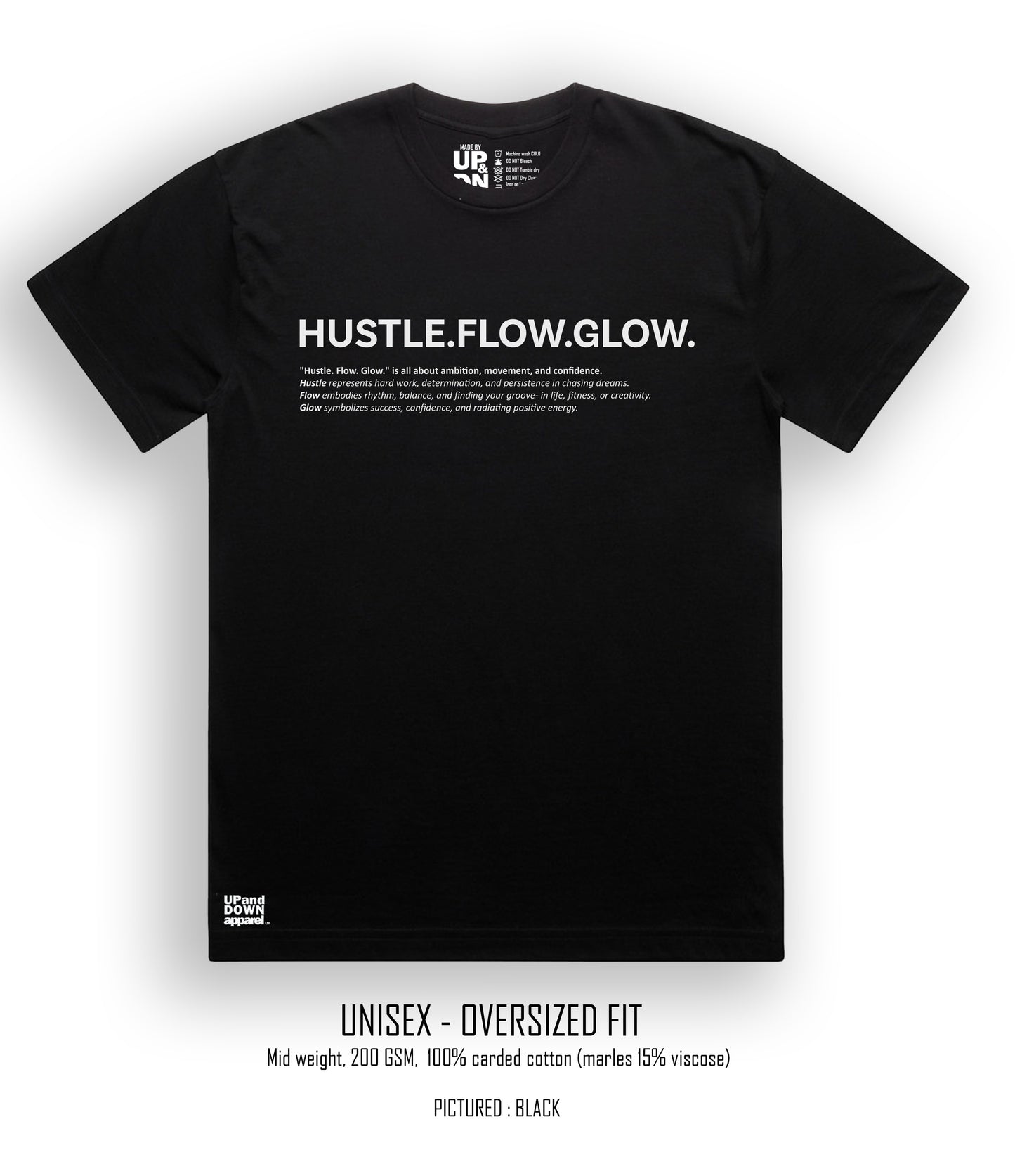 Hustle Flow Glow Heavy Tee