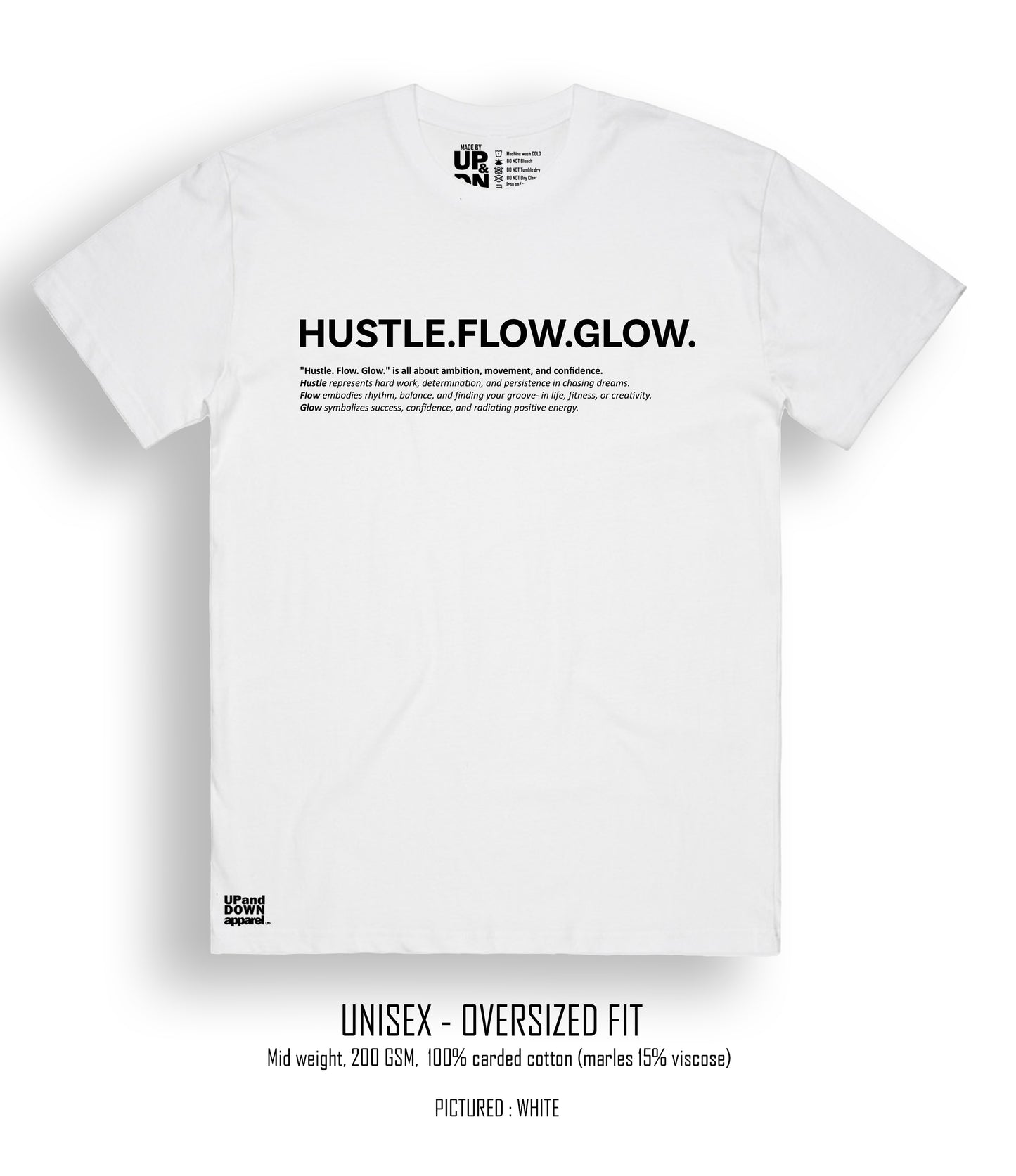 Hustle Flow Glow Heavy Tee