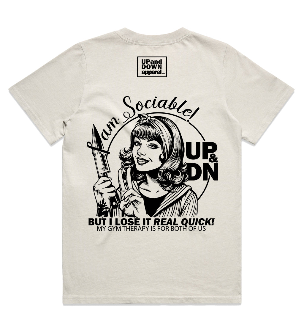 I am Sociable Heavy Tee - Womens