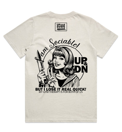 I am Sociable Heavy Tee - Womens