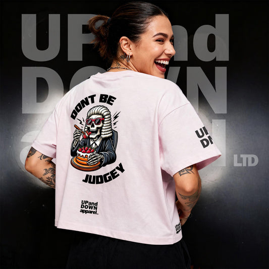 Dont Be Judgey Crop - Womens