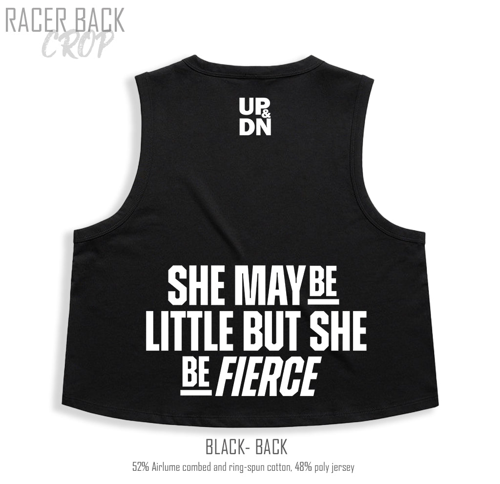 Little and Fierce -  Women's Racer Back Crop