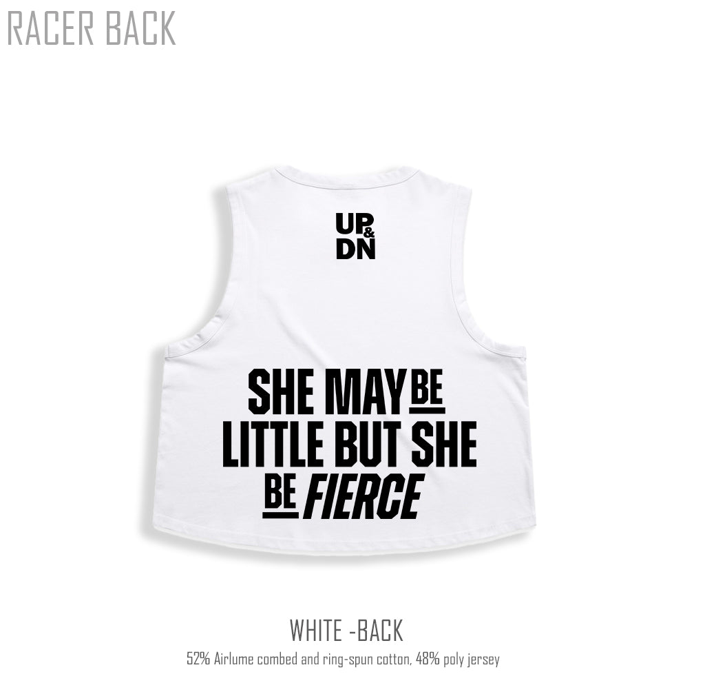 Little and Fierce -  Women's Racer Back Crop
