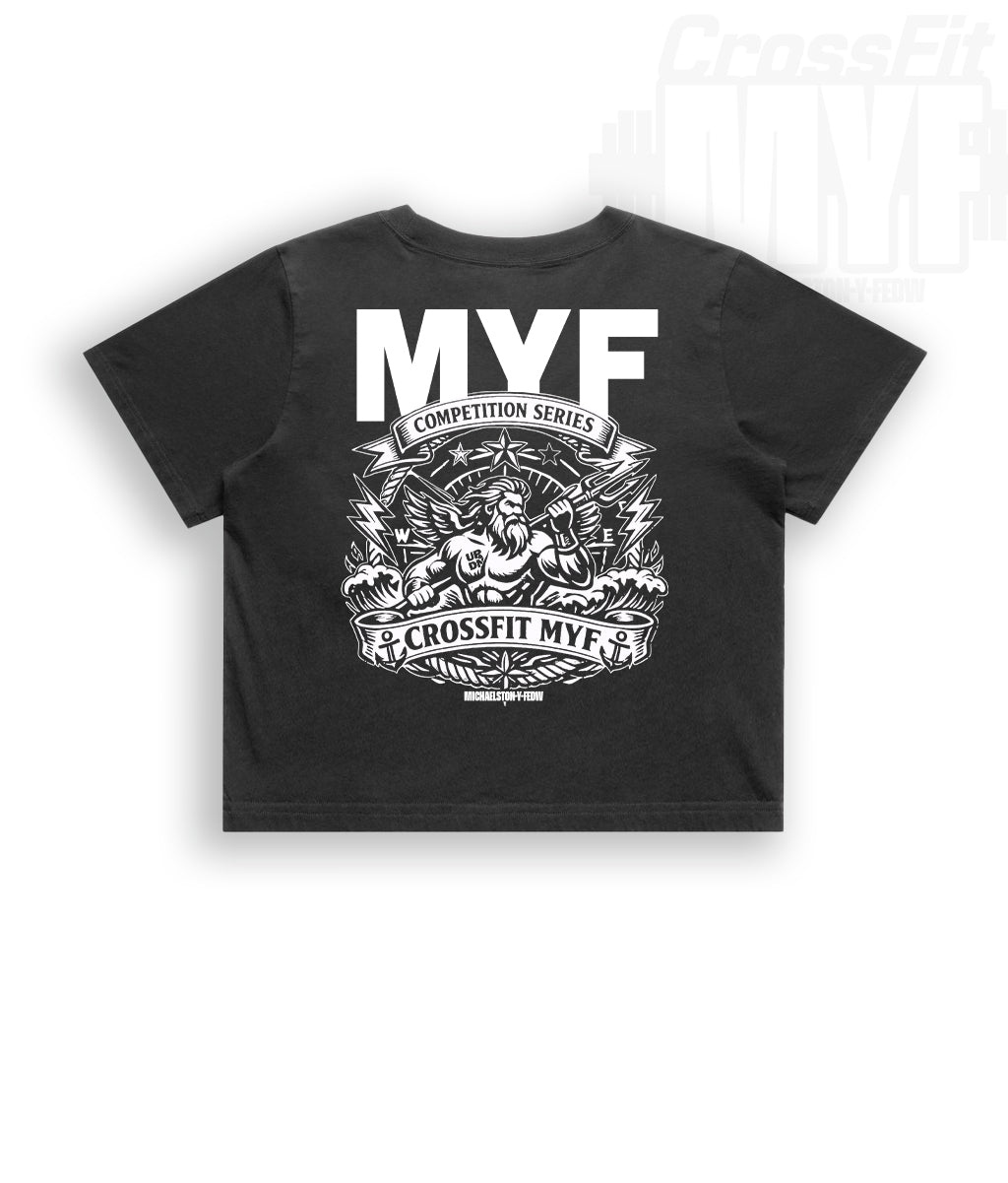 MYF Competition Series crop tee
