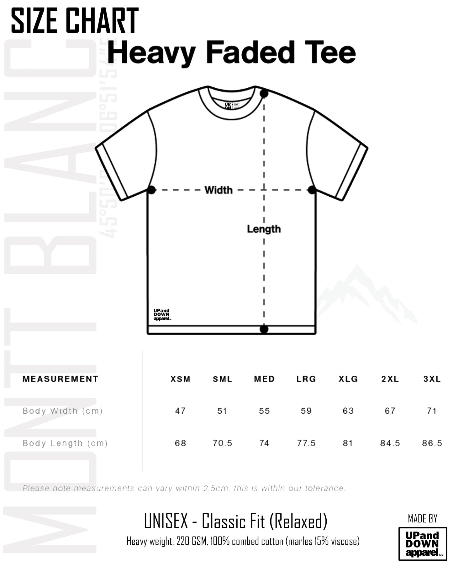 The Mont Blanc Tee